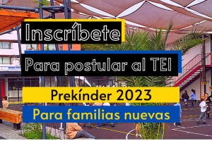 Inscríbete y comienza el proceso de postulación Prekínder 2023