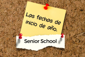 Senior School: información inicio de año