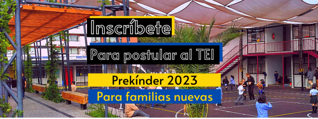 Inscríbete y comienza el proceso de postulación Prekínder 2023